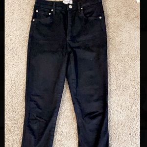 black agolde skinny jeans